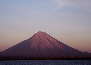 Ometepe Volcano is famous for its nearby petroglyphs. Ometepe_Volcano_CC_Flickr/JamesBulley:flic.kr/p/4qEDC4